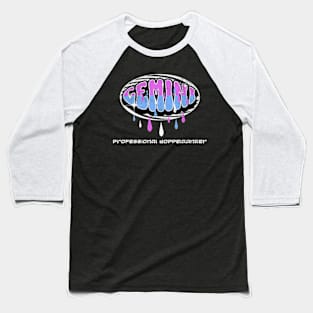 Gemini Professional Doppelganger Y2K Zodiac Birthday Baseball T-Shirt